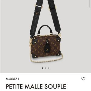 Louis Vuitton: Petite Malle Souple Monogram